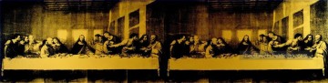 La última cena clásica de Andy Warhol Pinturas al óleo